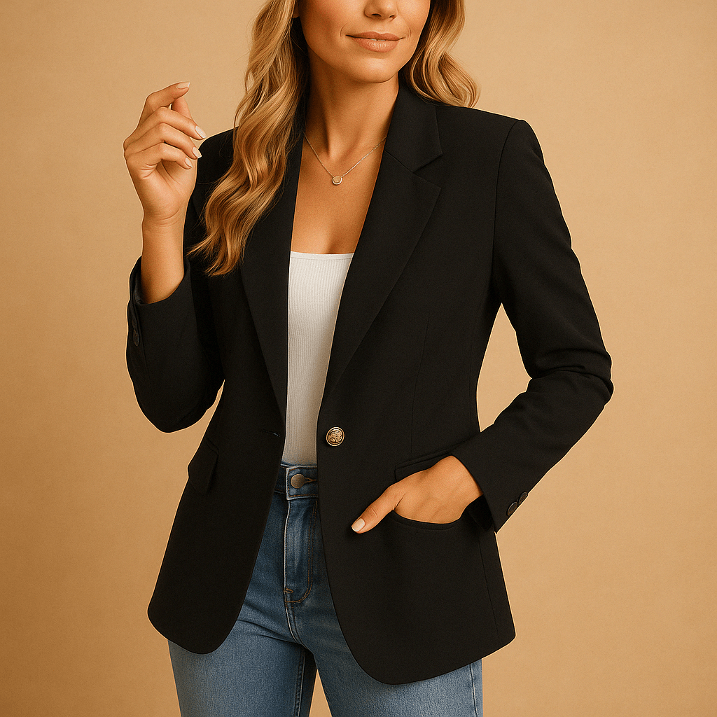 Danica™ – Blazer ajusté et extensible - L'Atelier de Fleure