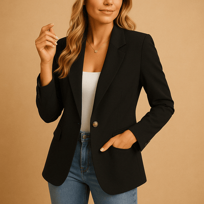 Danica™ – Blazer ajusté et extensible - L'Atelier de Fleure