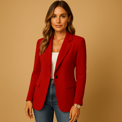 Danica™ – Blazer ajusté et extensible - L'Atelier de Fleure