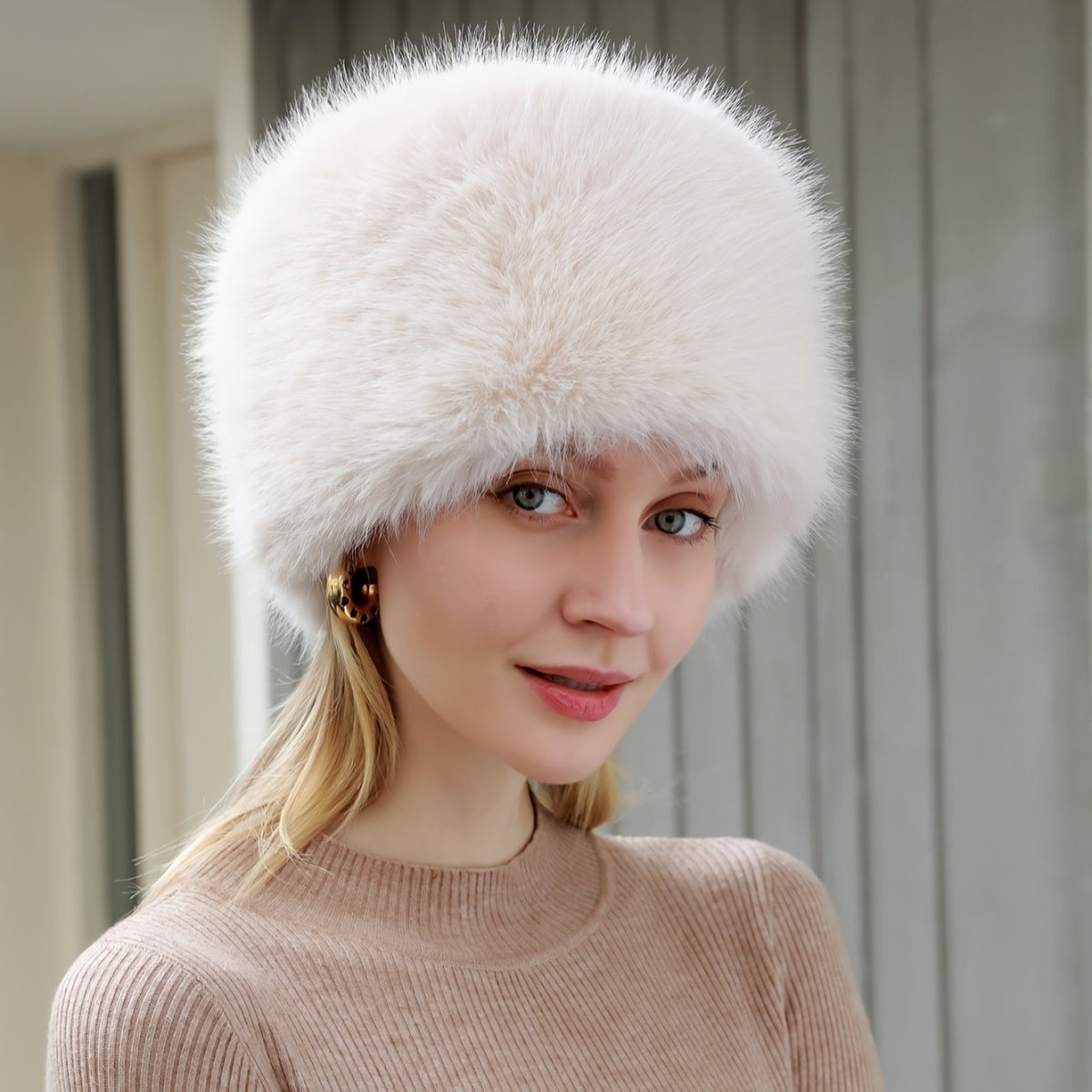 Noëlle™ – Chapeau d’hiver doux en fausse fourrure (1+1 offert) - L'Atelier de Fleure