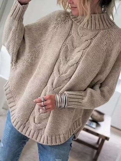 Pamella™ – Pull torsadé oversize en maille épaisse - L'Atelier de Fleure