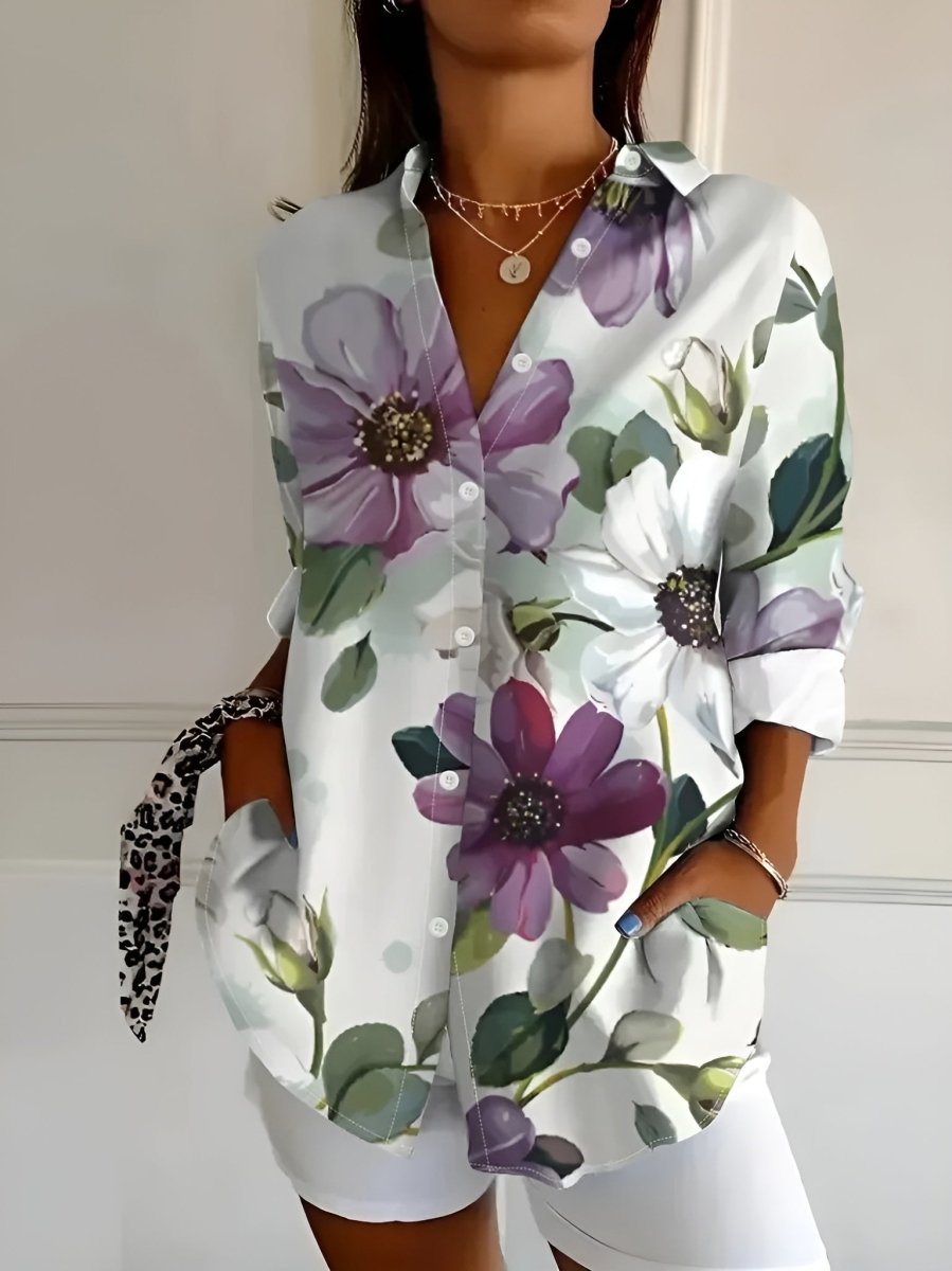 Linea™ – Blouse artistique colorée - L'Atelier de Fleure