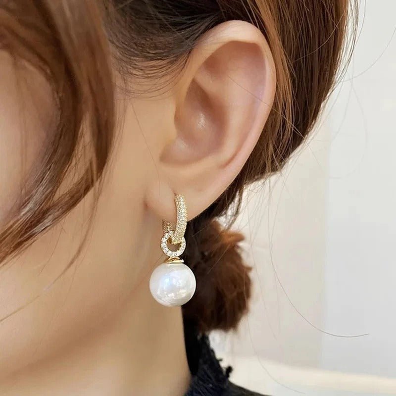 Mila™ - Boucles d’oreilles élégantes avec perles - L'Atelier de Fleure