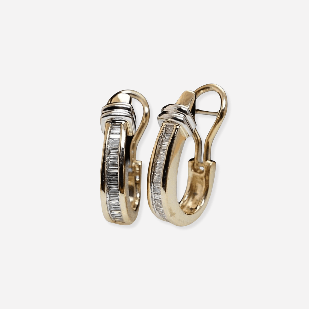 Valera™ - Boucles d’oreilles vintage style diamant - L'Atelier de Fleure